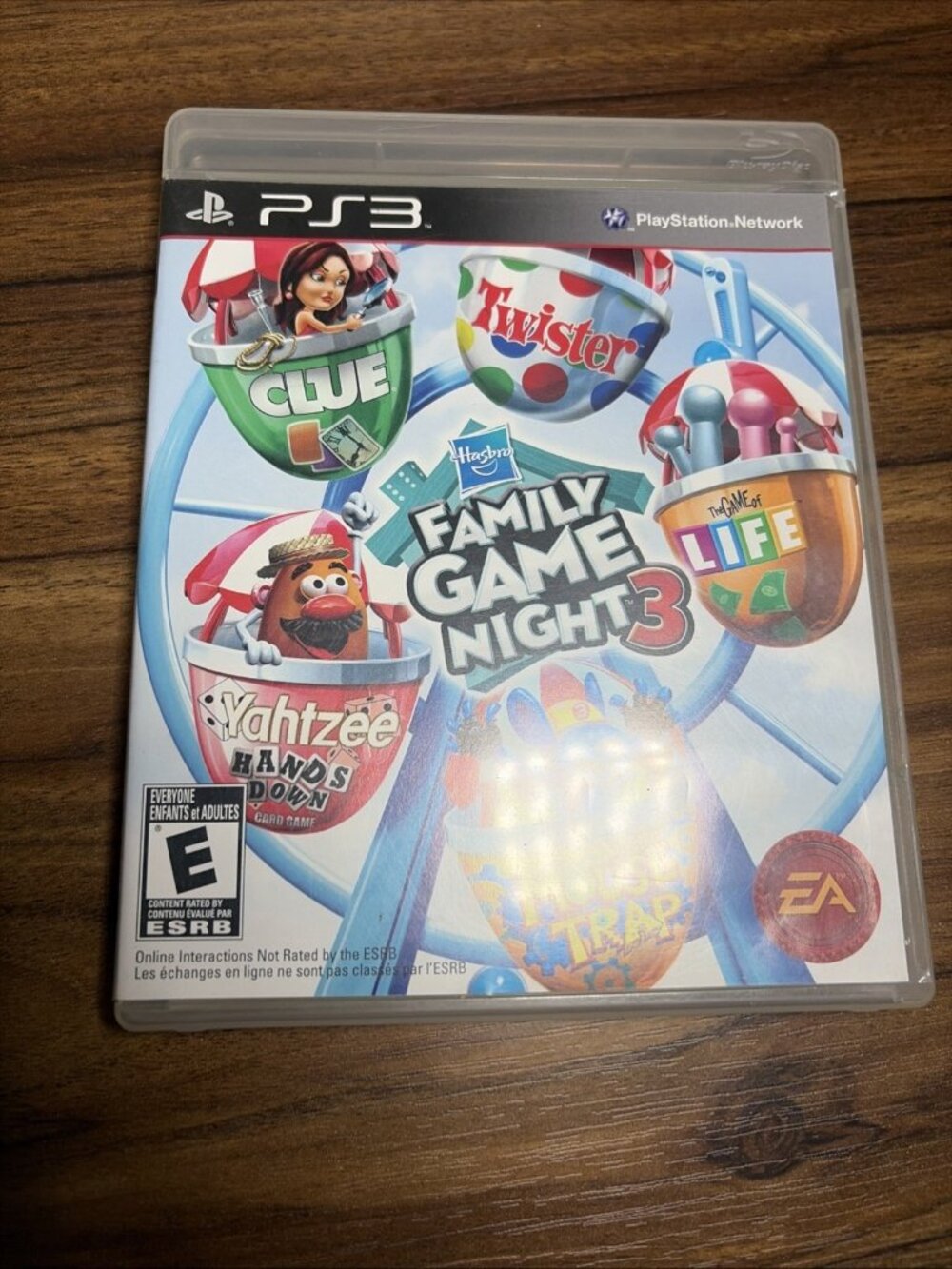 Hasbro Family Game Night 3 (Sony PlayStation 3, 2010) Complete Untested